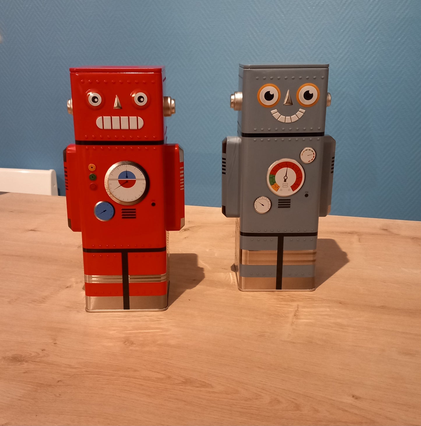 Tirelire métal Robot