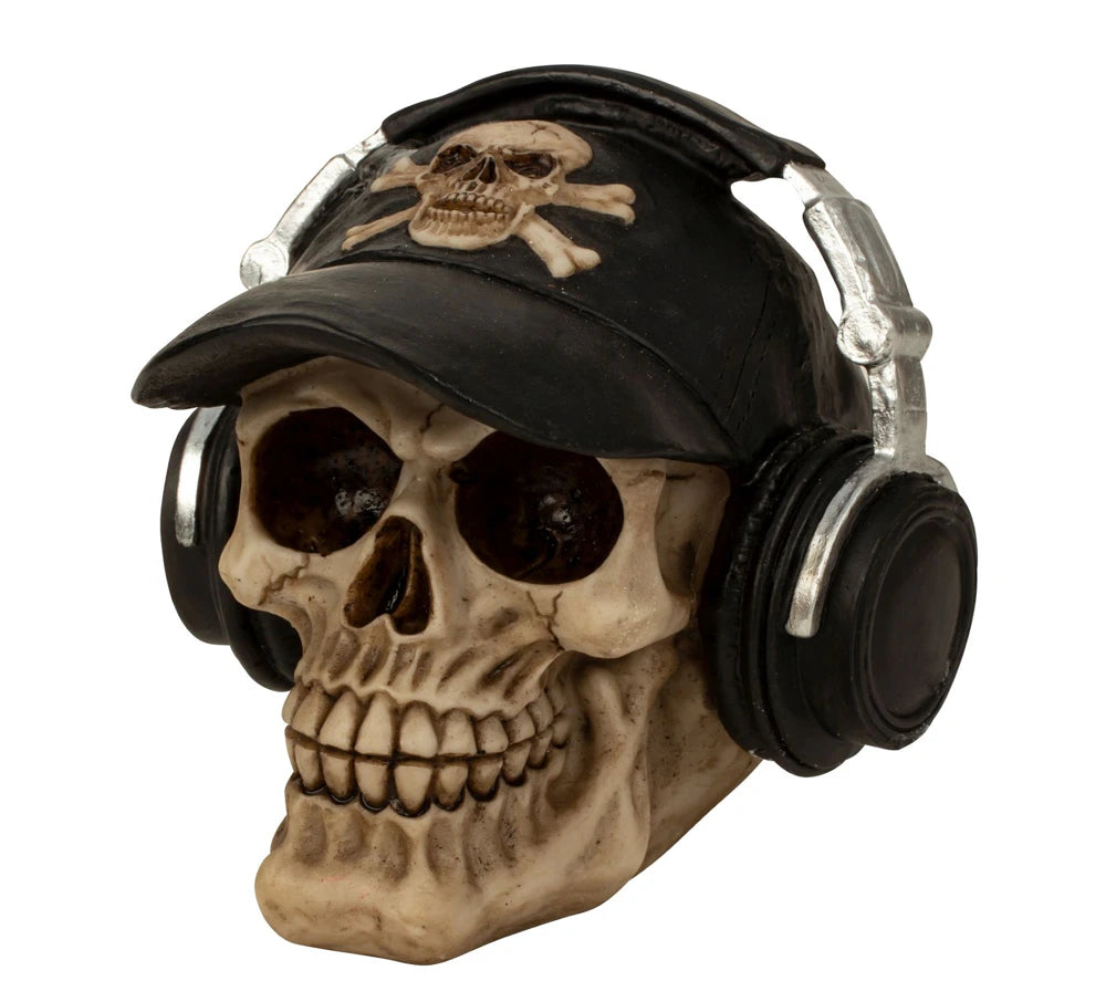 Tête de mort avec casquette