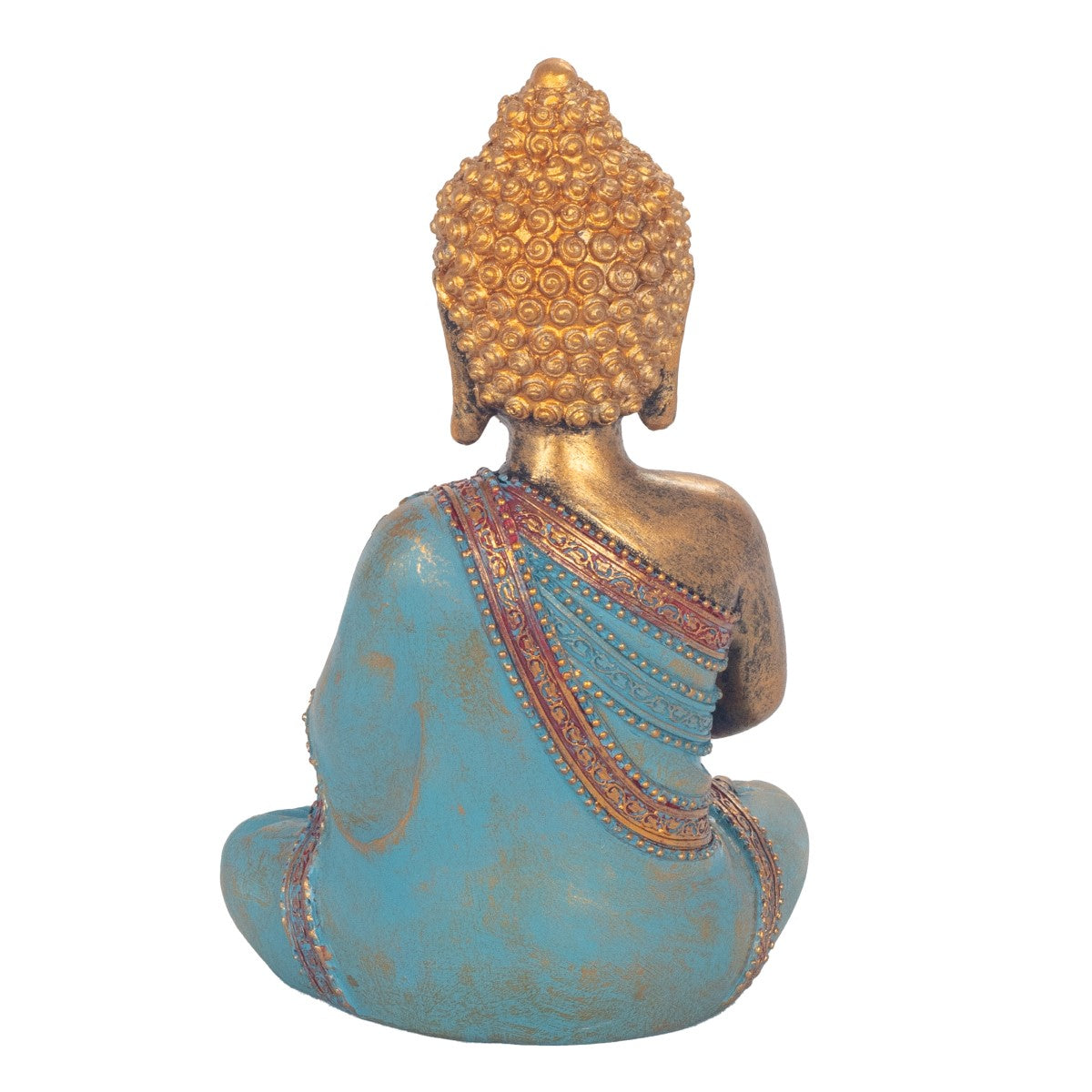 Bougeoir Buddha Bleu/Or