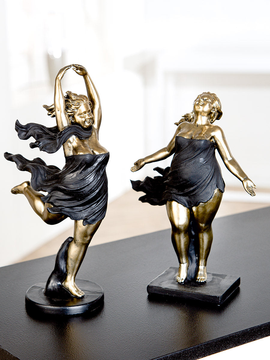 Statuette "Elisabeth" Noir/Or