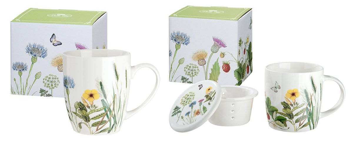 Tisanière papillon/floral