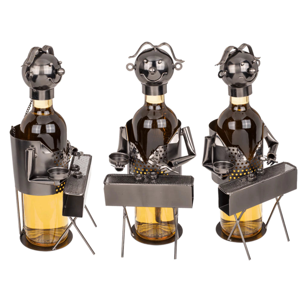 Porte-bouteille de vin "Barbecue"