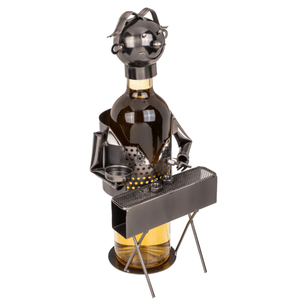 Porte-bouteille de vin "Barbecue"