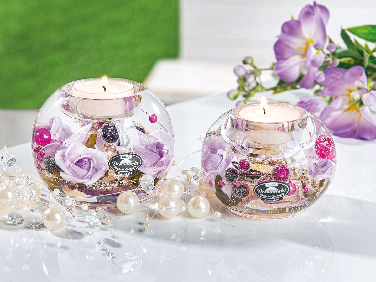 Bougeoir rond Dreamlight violet