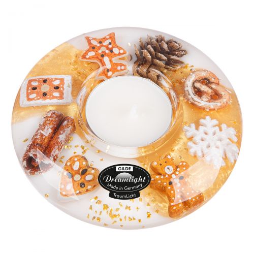 Bougeoir plat dreamlight pain d'épices