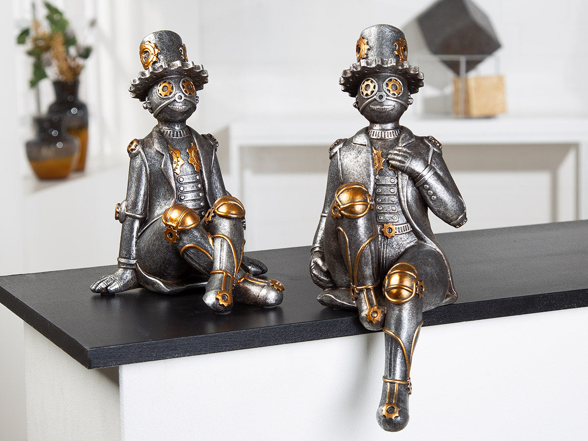 Hommes Assis Steampunk