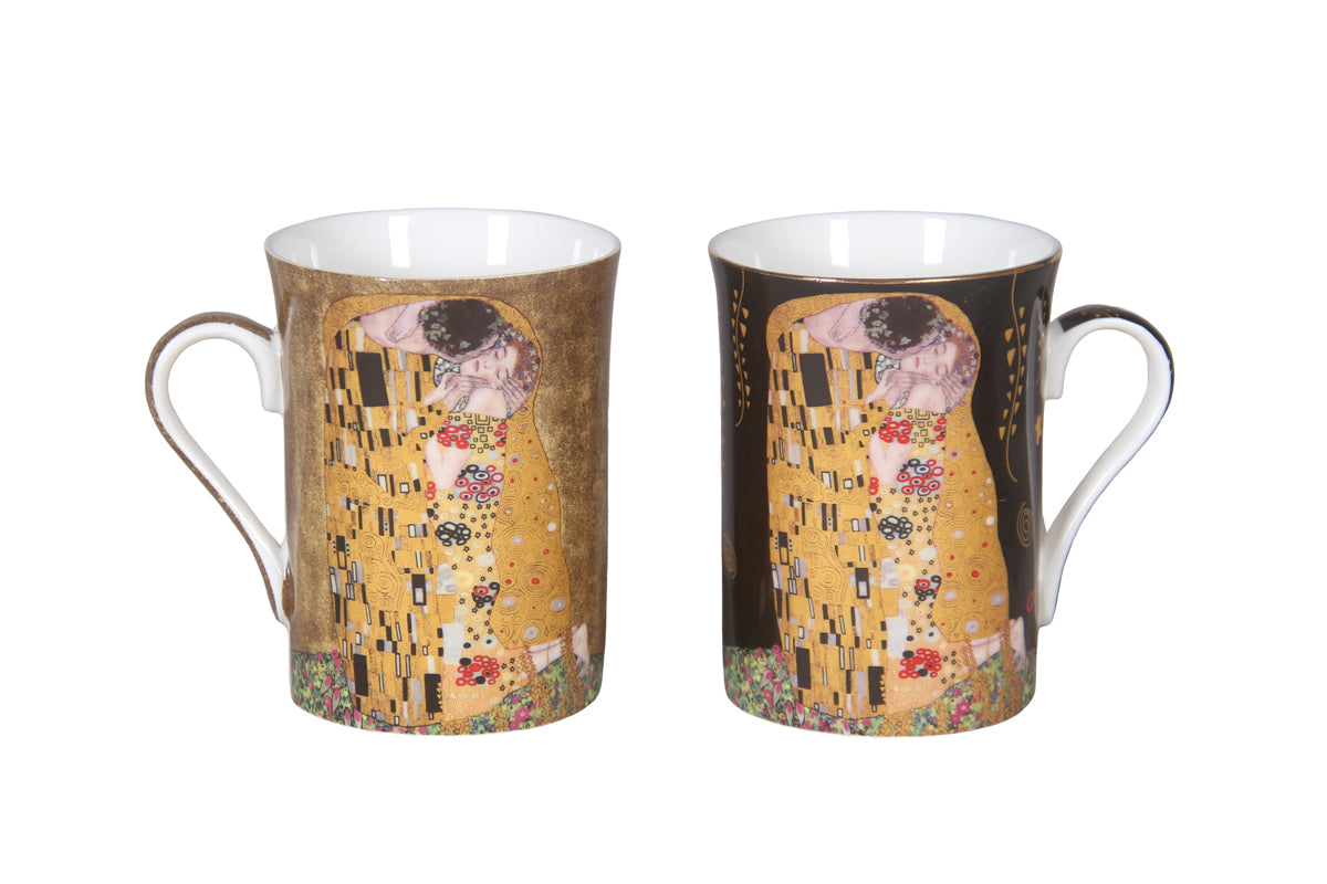 Coffret 2 mugs "Le baiser" G.Klimt