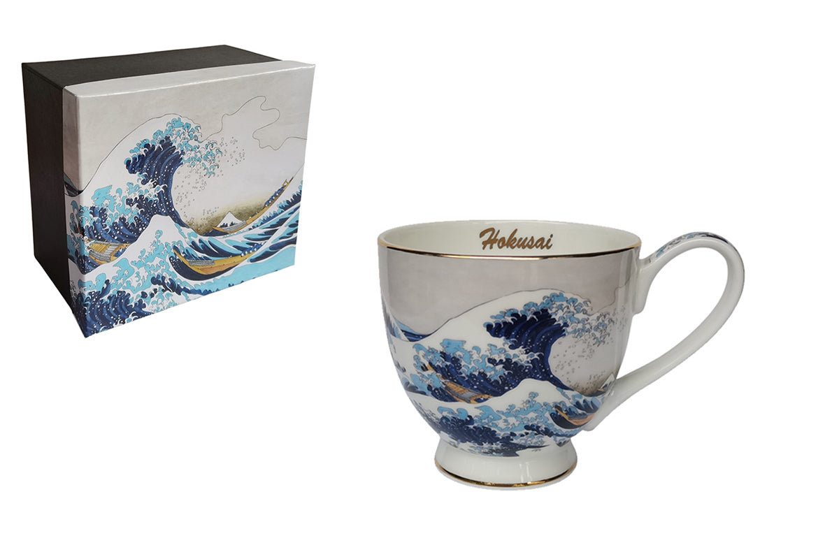 Tasse déjeuner "La vague" de Hokusai