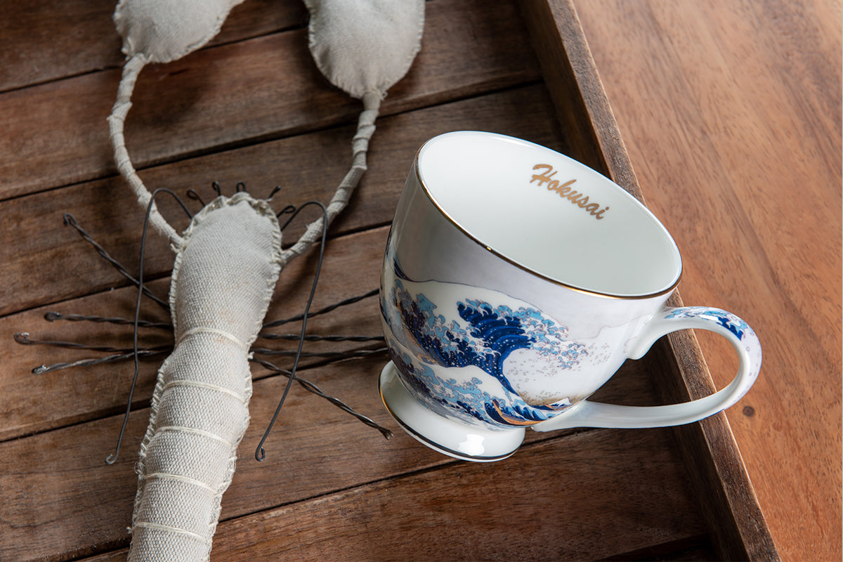 Tasse déjeuner "La vague" de Hokusai