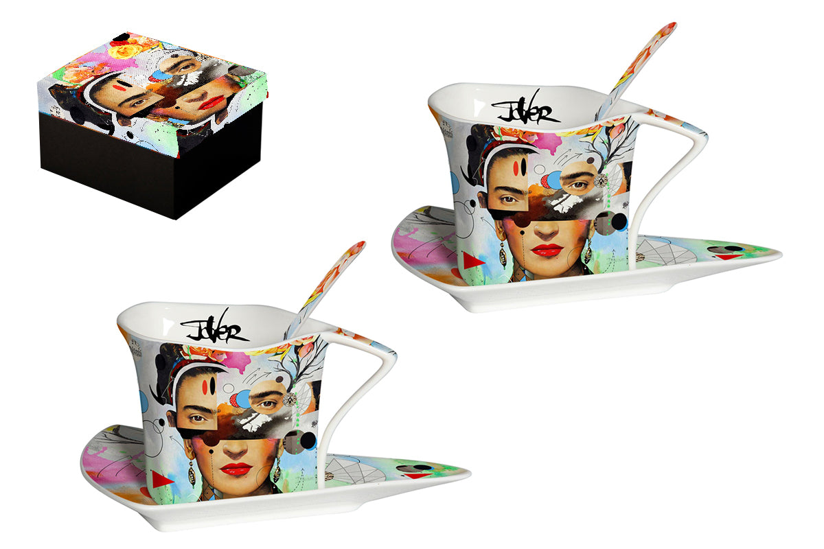 Coffret 2 tasses triangles Loui Jover