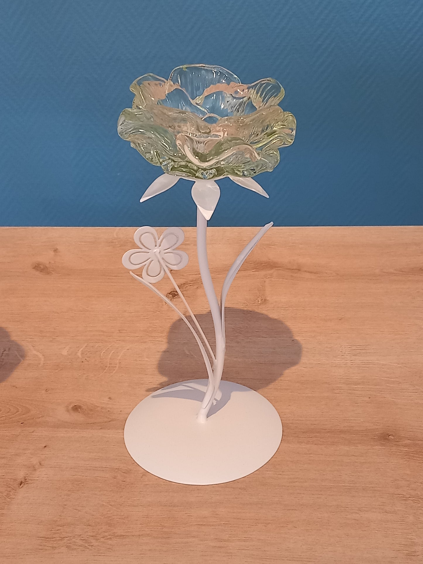 Bougeoirs Fleurs Vertes