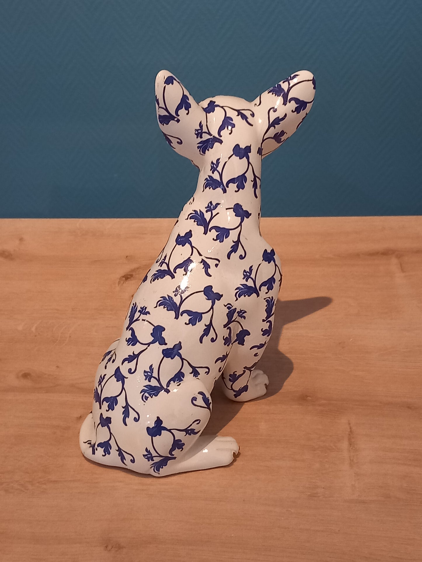 Chihuahua Blanc et Bleu