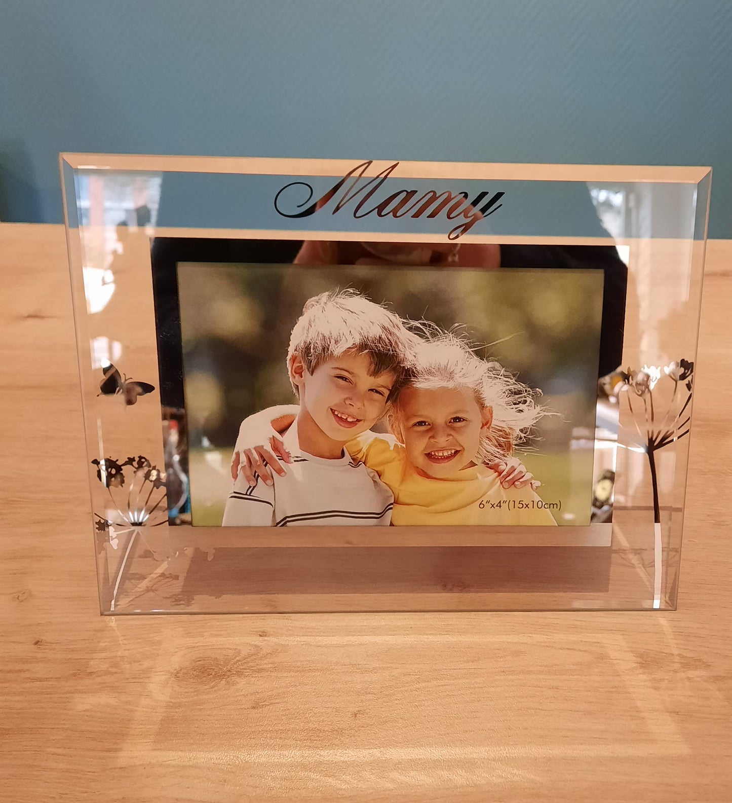 Cadre photo en verre Mamy