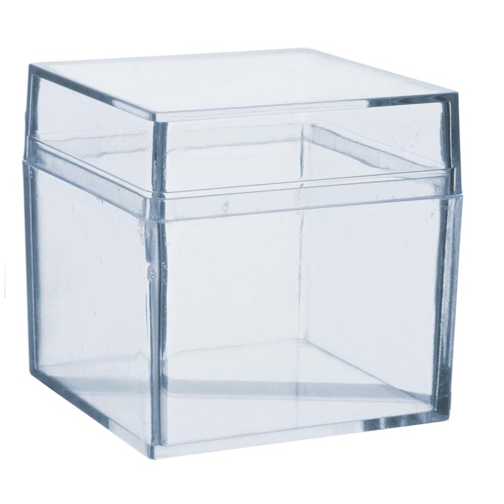 Boîte carrée plexi