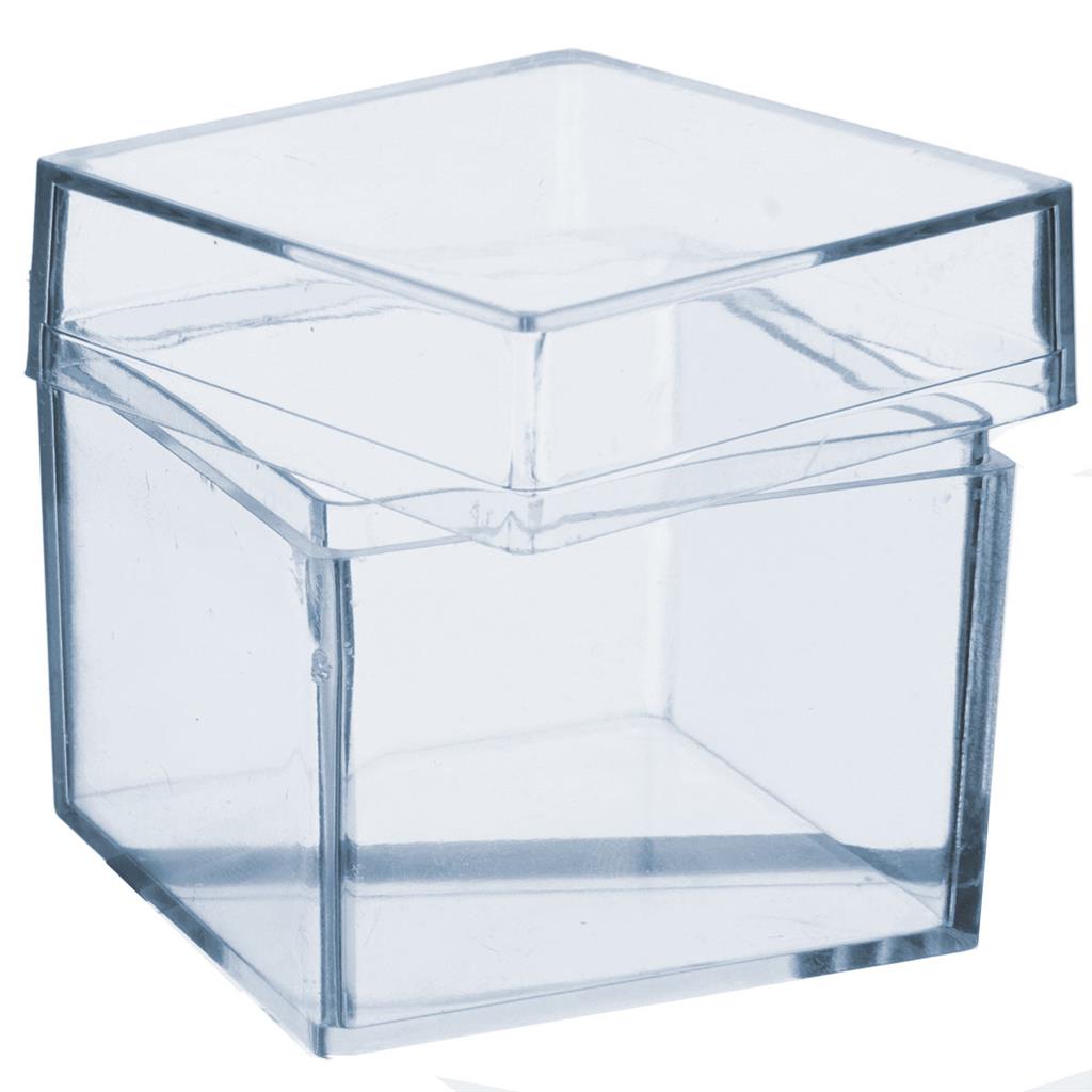 Boîte carrée plexi