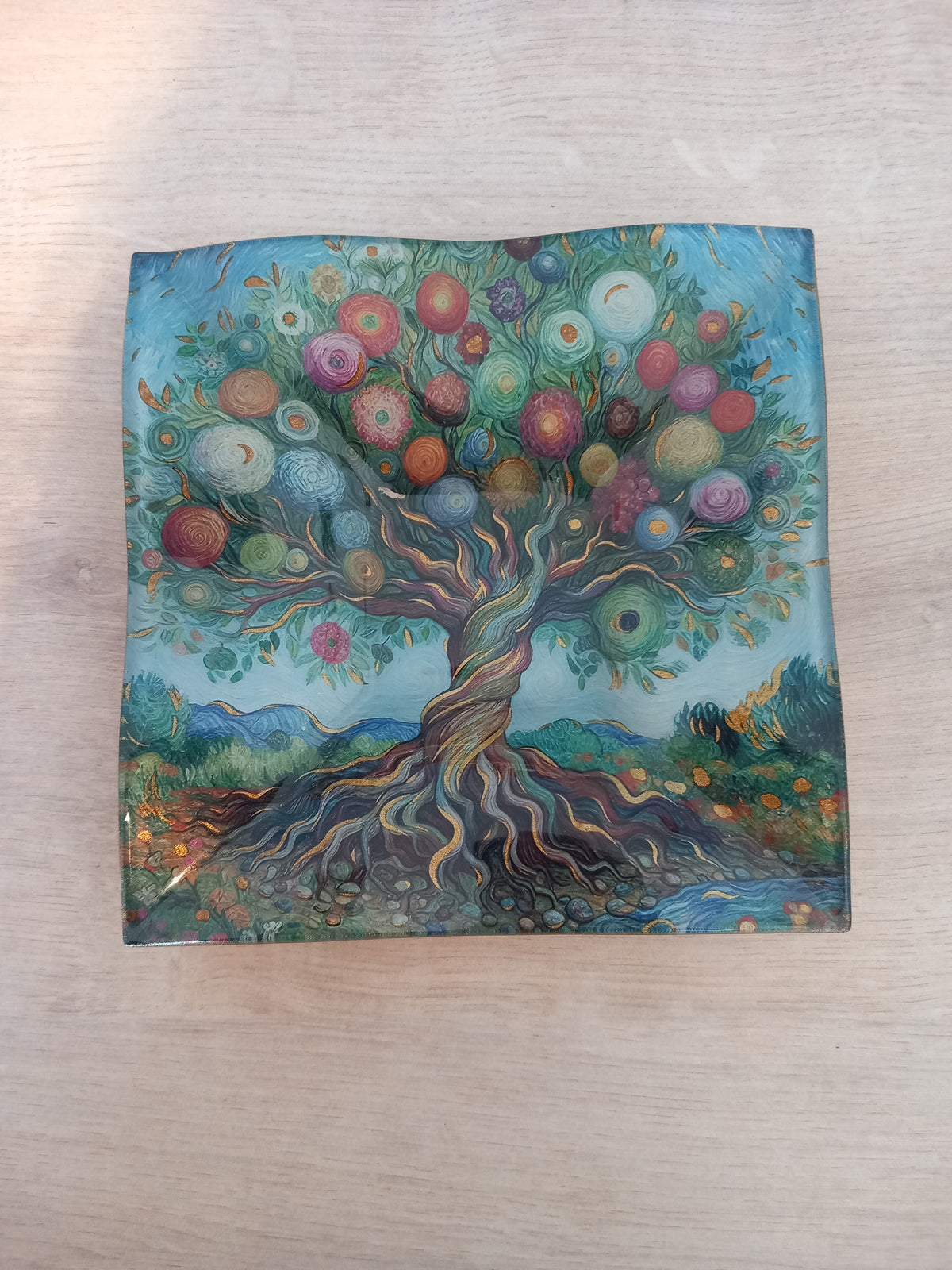 Coupelle Carrée Arbre de Vie