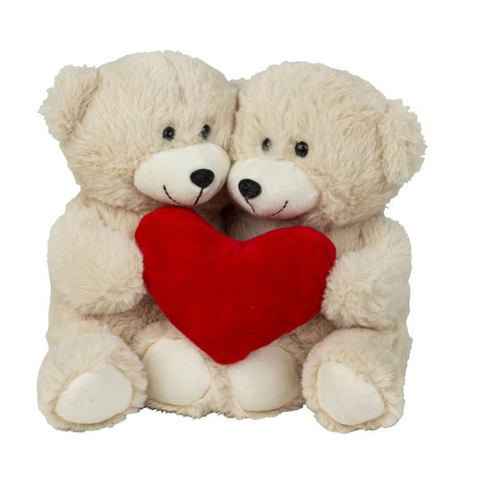 Couple d'ours en peluche coeur