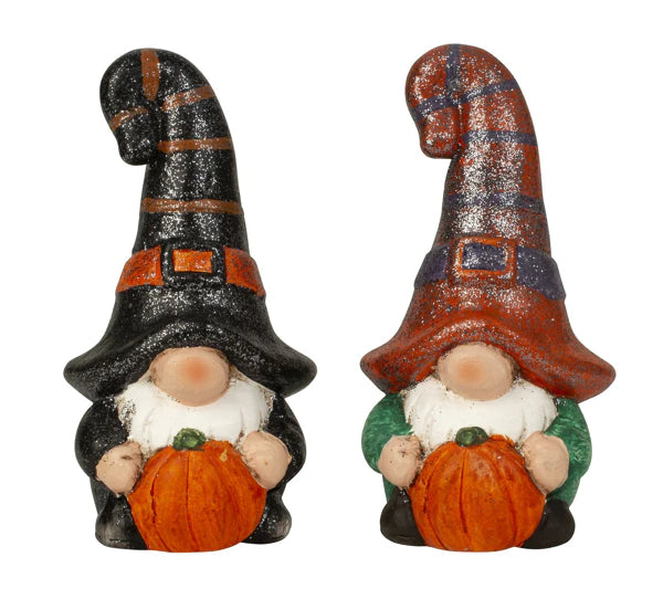 Gnome avec citrouille
