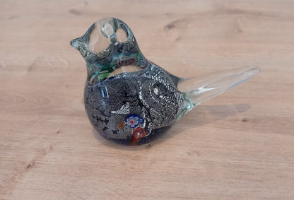 Sulfure en verre oiseau