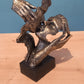 Buste Couple Baiser Antique