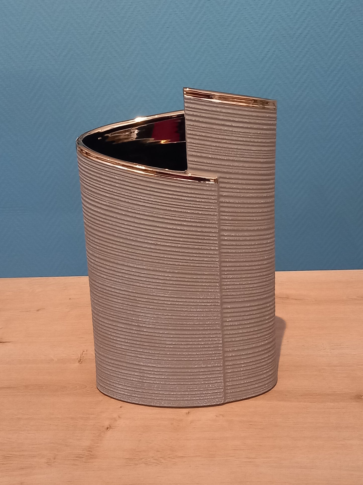 Vases Gris/Or