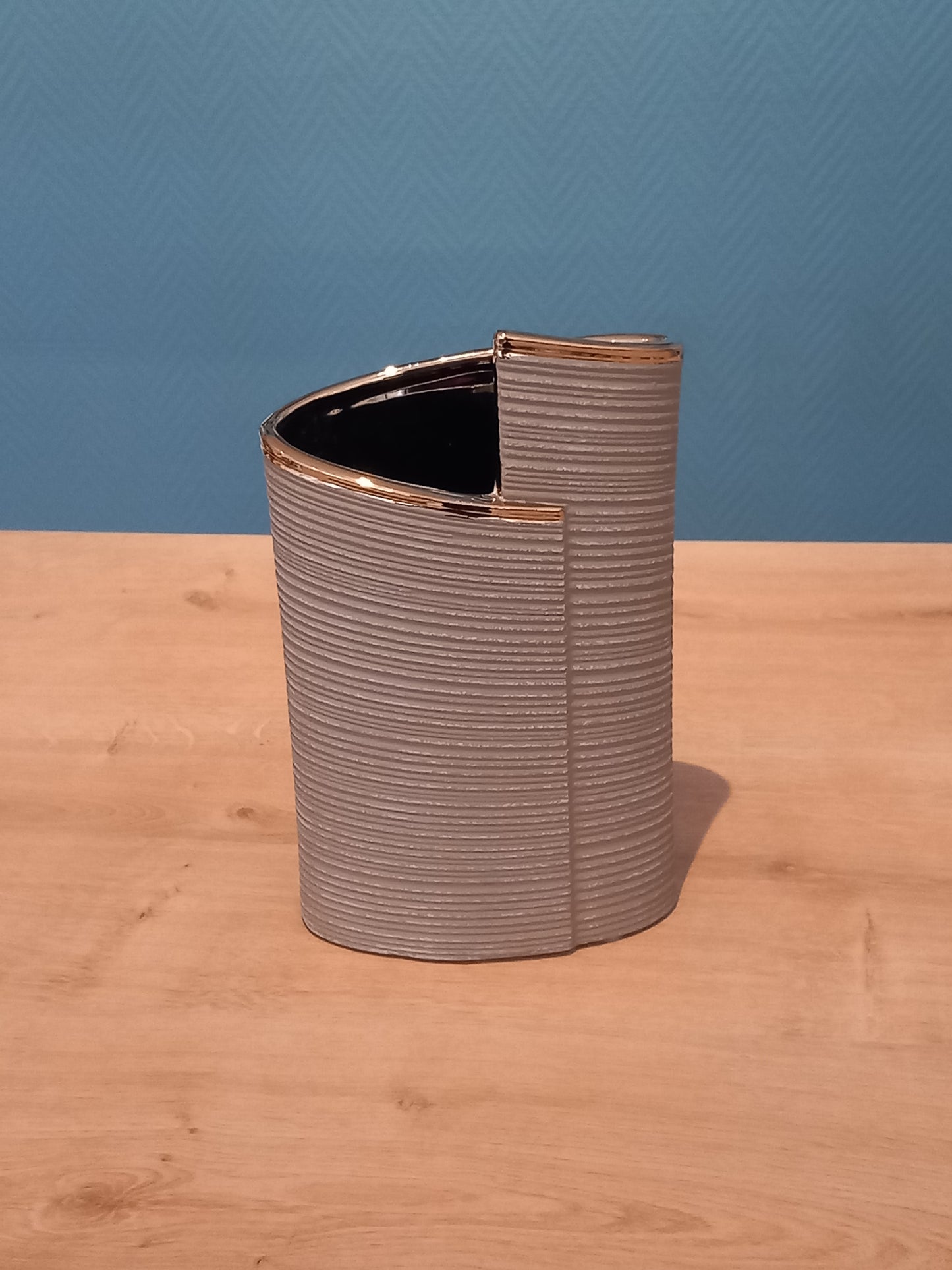 Vases Gris/Or