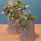 Vases Gris/Or