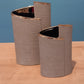 Vases Gris/Or