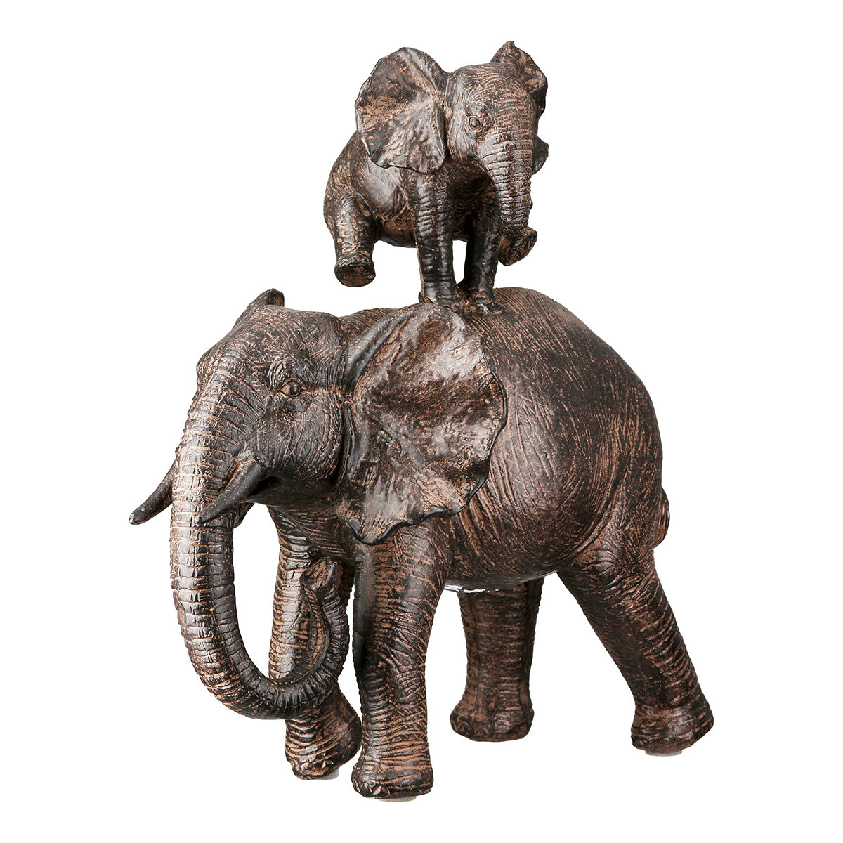 Statuette Eléphant et son bébé