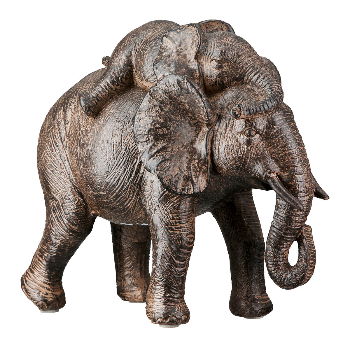 Statuette Eléphant et son bébé