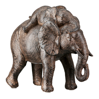 Statuette Eléphant et son bébé
