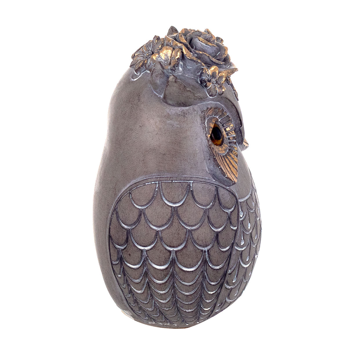 Hiboux gris/doré