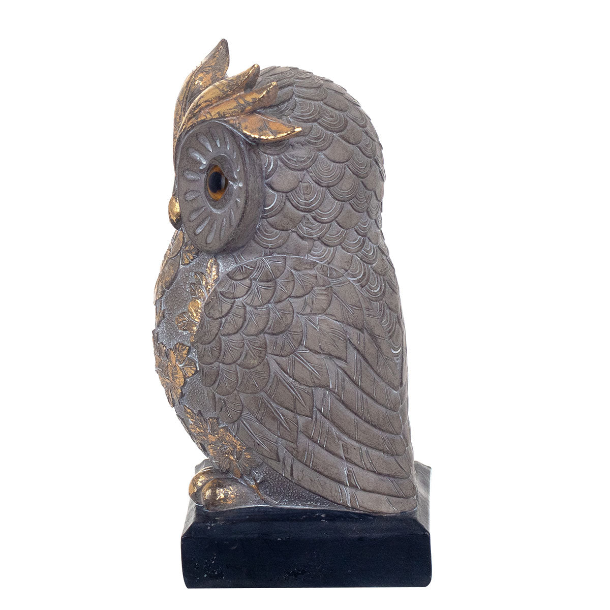 Hiboux gris/doré