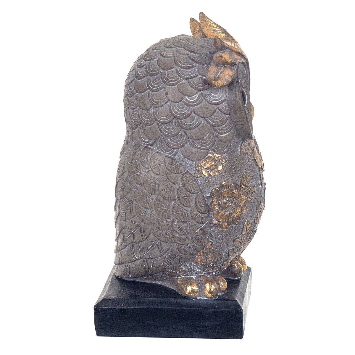 Hiboux gris/doré