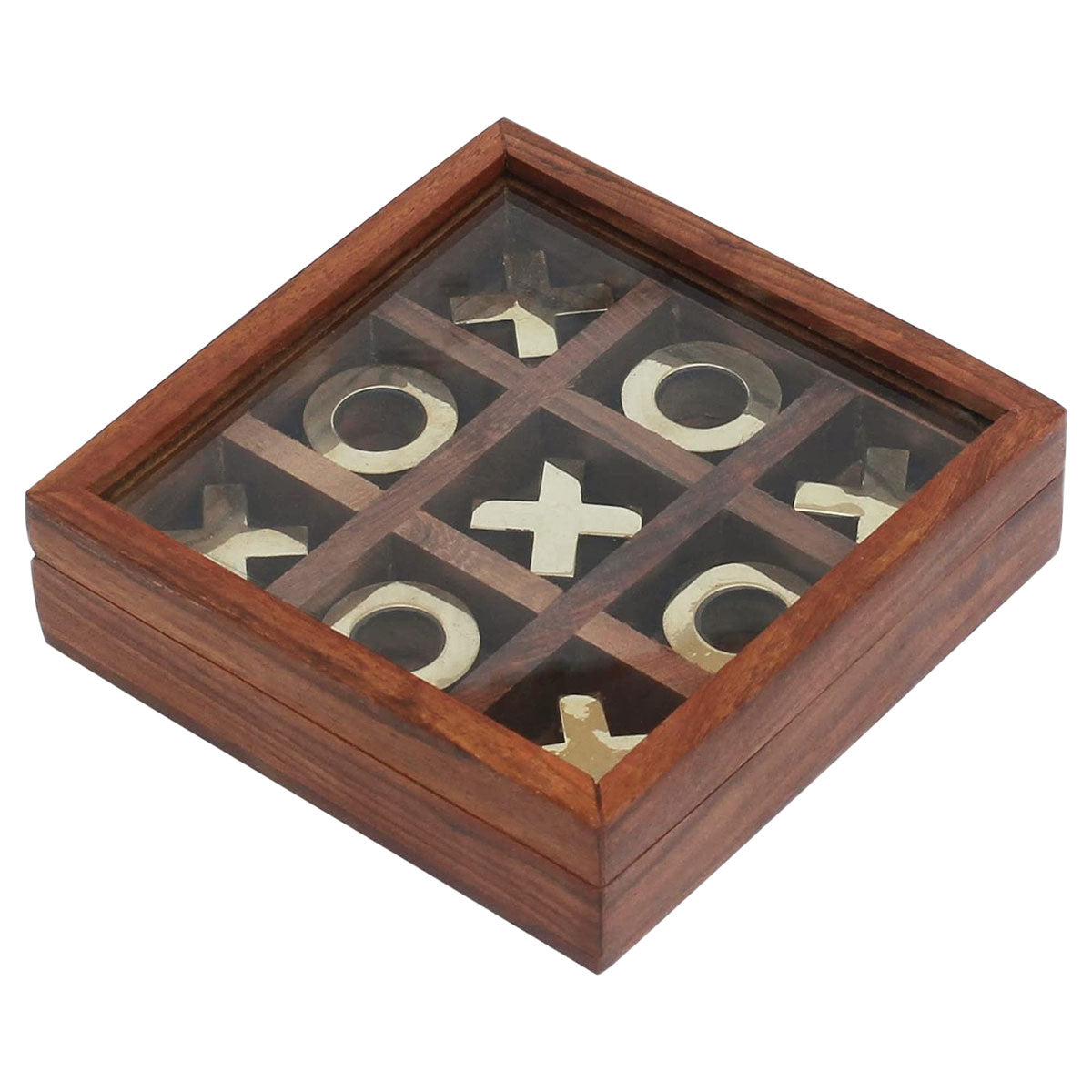 Coffret en bois Morpion