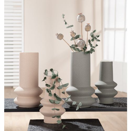 Vase beige/gris