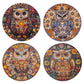Sous-verre Hibou