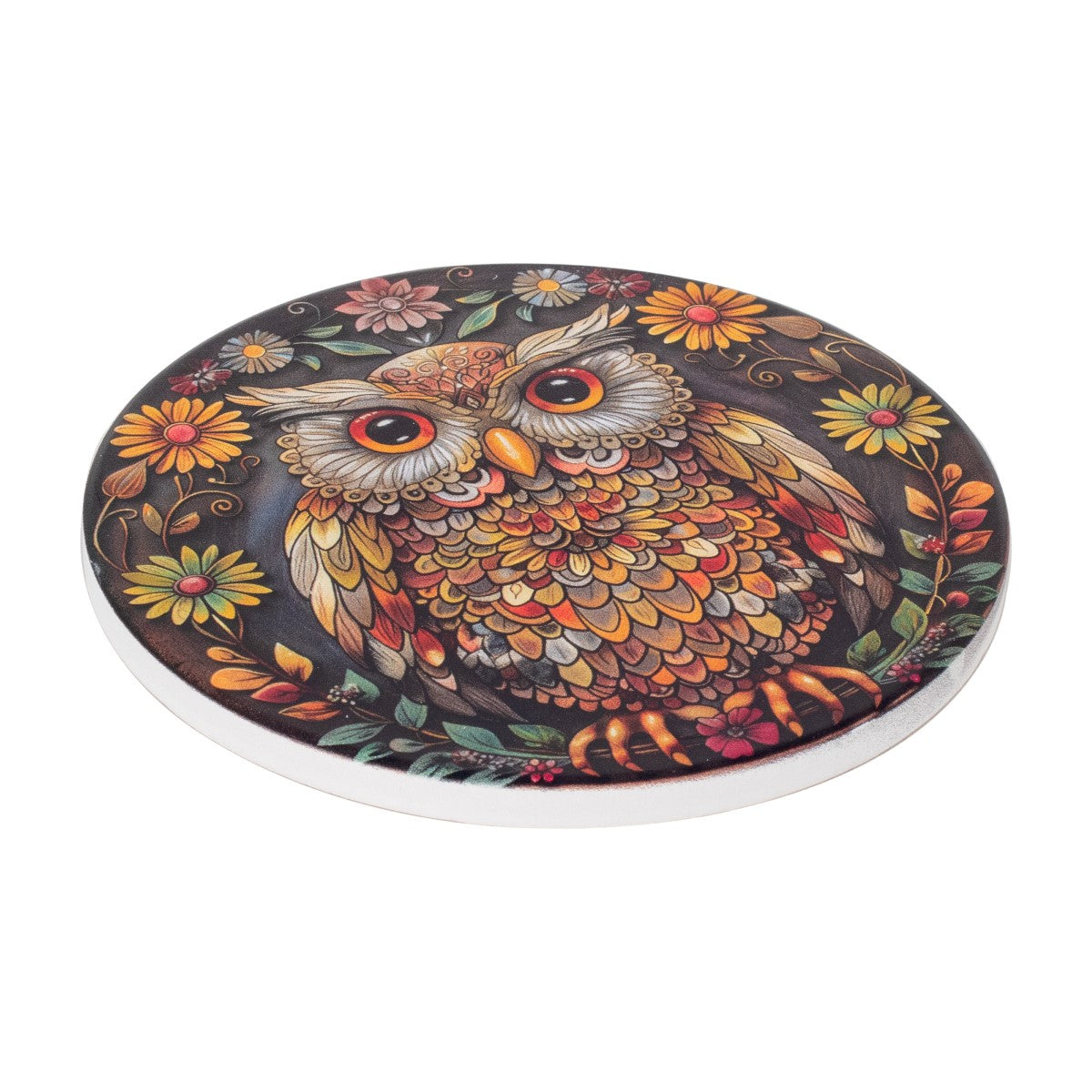 Sous-verre Hibou
