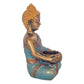 Bougeoir Buddha Bleu/Or