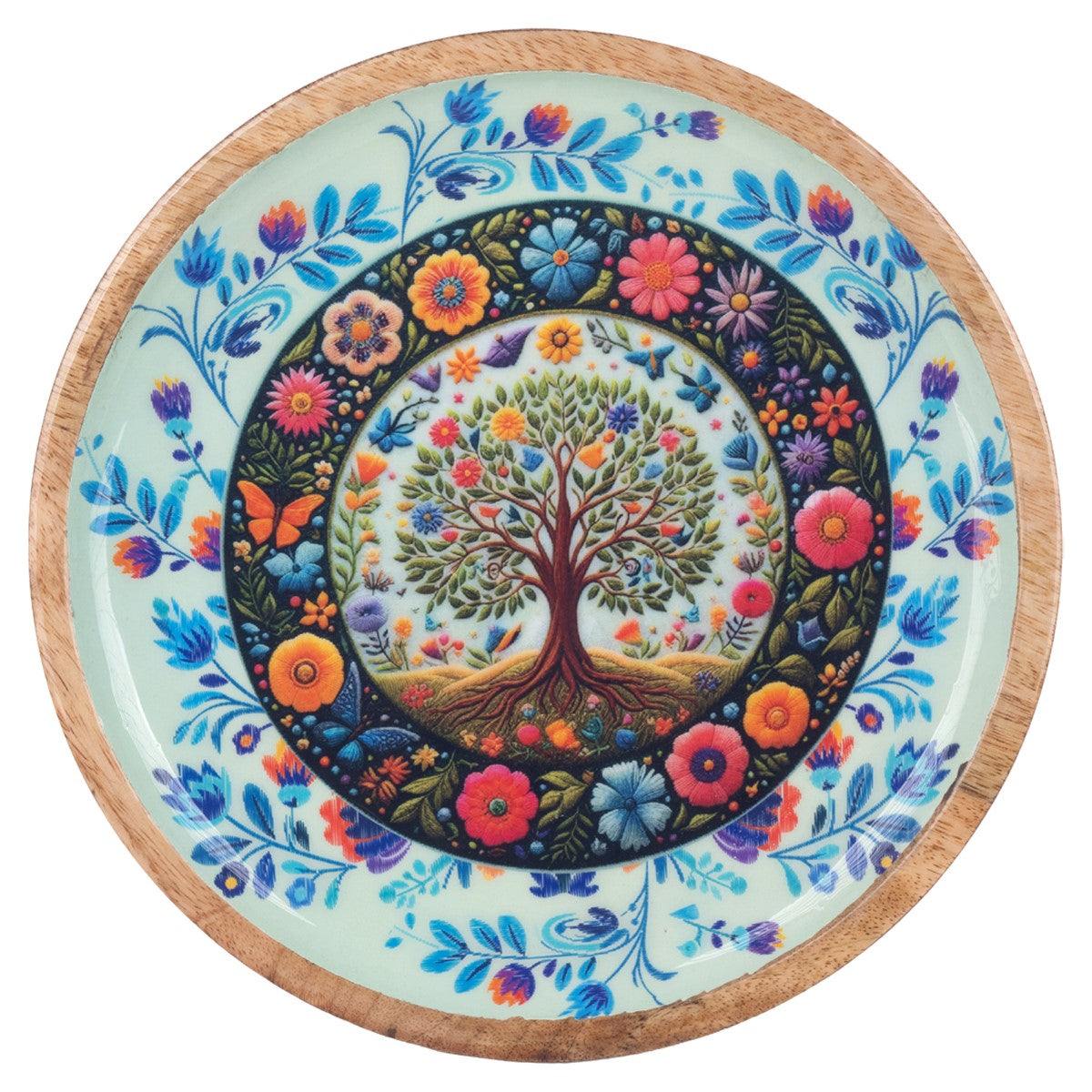 Grande assiette arbre de vie