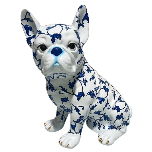 Bouledogue Blanc et Bleu