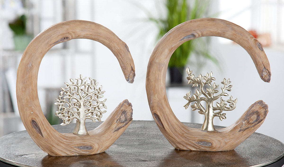 Arbre de vie effet Bois/Métal