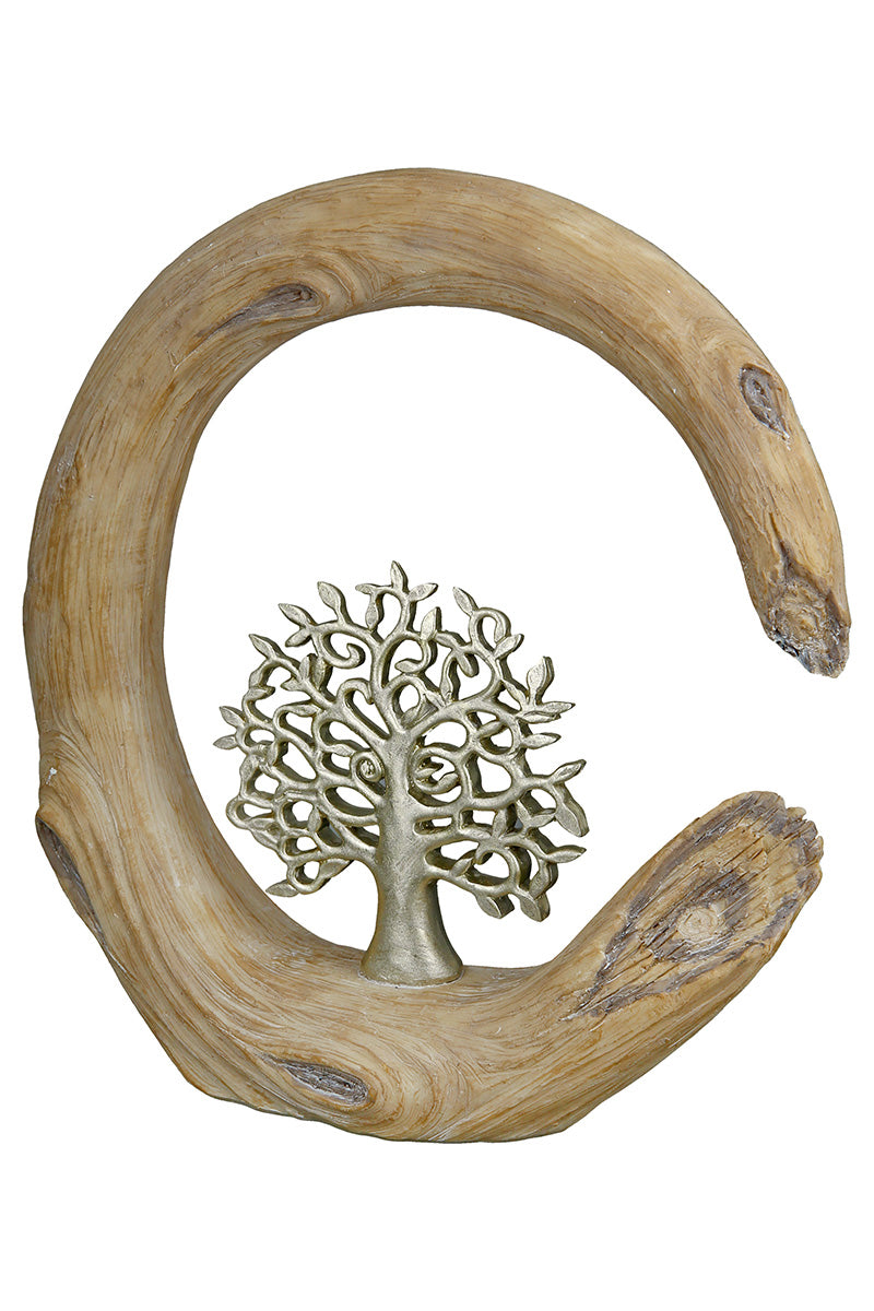 Arbre de vie effet Bois/Métal