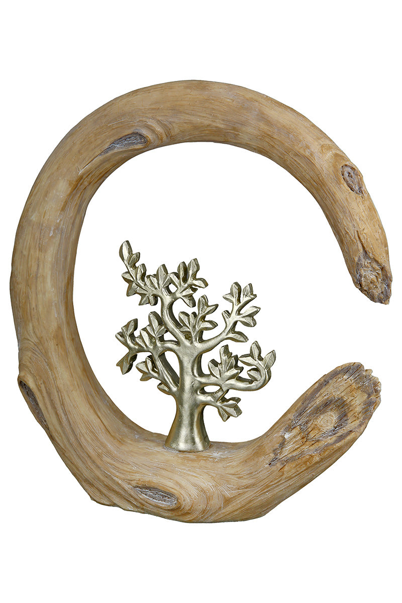 Arbre de vie effet Bois/Métal