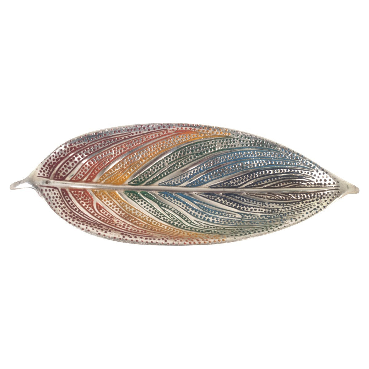 Brûleur d'encens Feuille Colorée