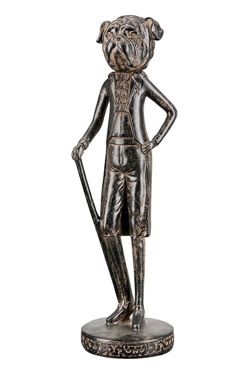 Statuette Chat/Chien "Gentleman"