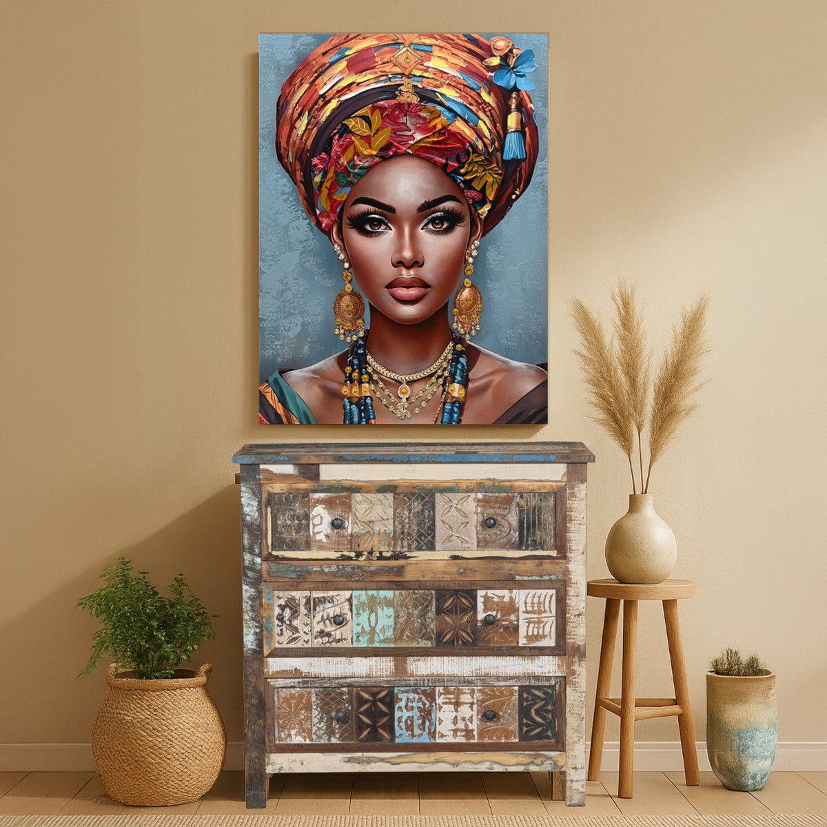 Tableau Femme Africaine