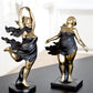 Statuette "Elisabeth" Noir/Or