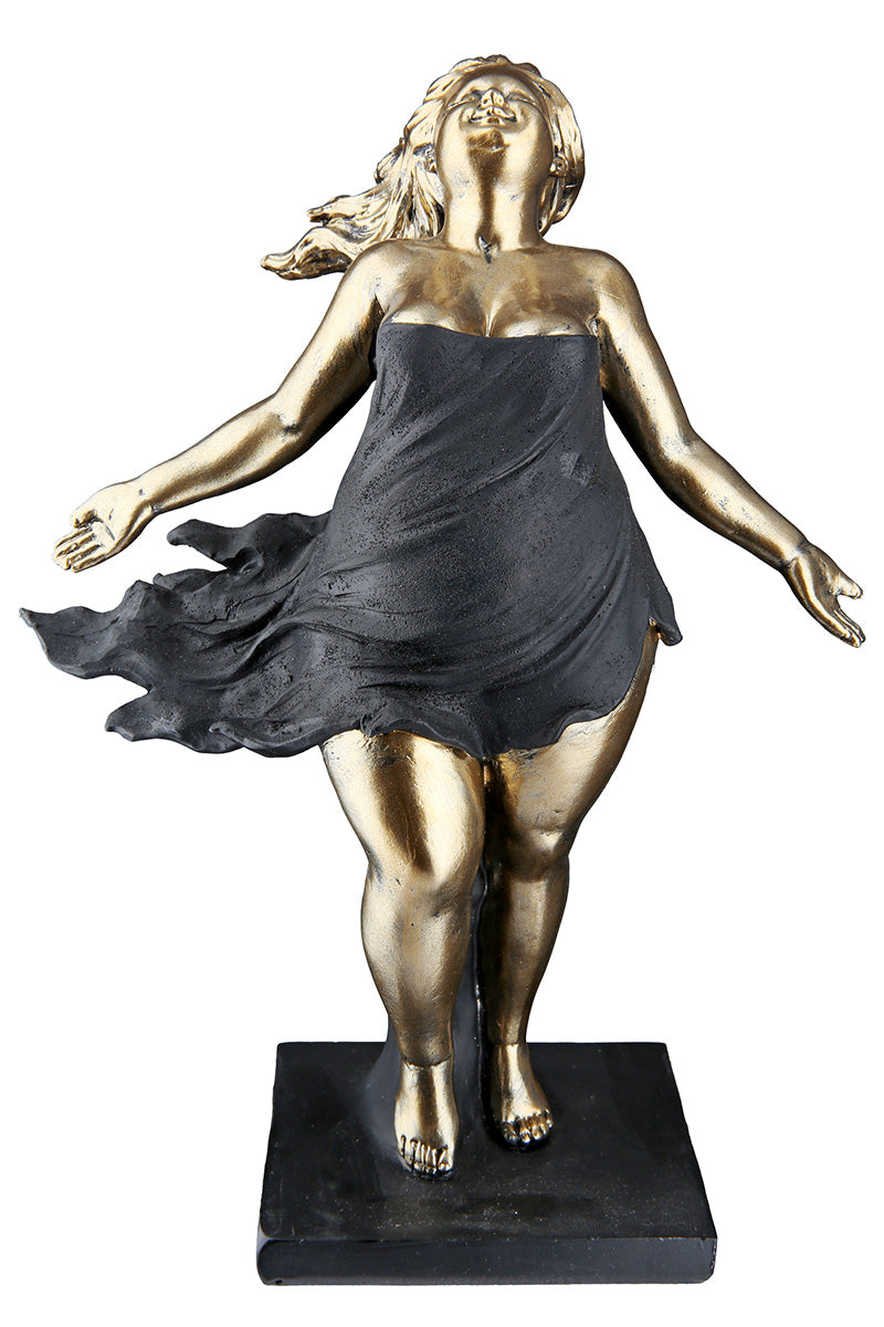 Statuette "Elisabeth" Noir/Or