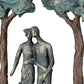 Sculpture couple en forêt